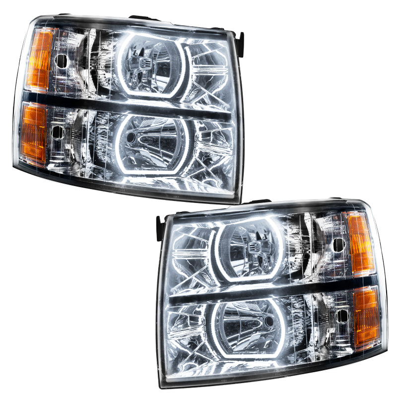 Oracle 07-13 Chevrolet Silverado SMD HL - Square - ColorSHIFT w/ BC1 Controller Headlights ORACLE Lighting