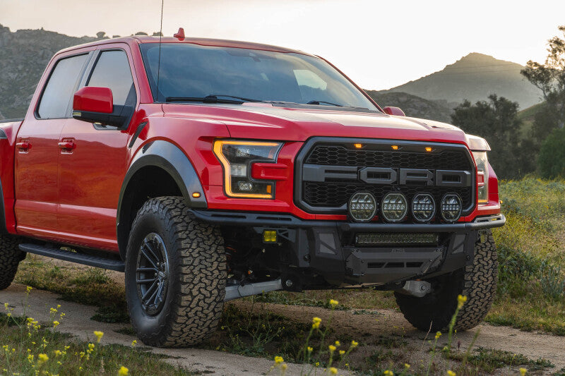 DV8 Offroad Ford 17-20 Ford F-150 Raptor Tube Front Bumper Bumpers - Steel DV8 Offroad