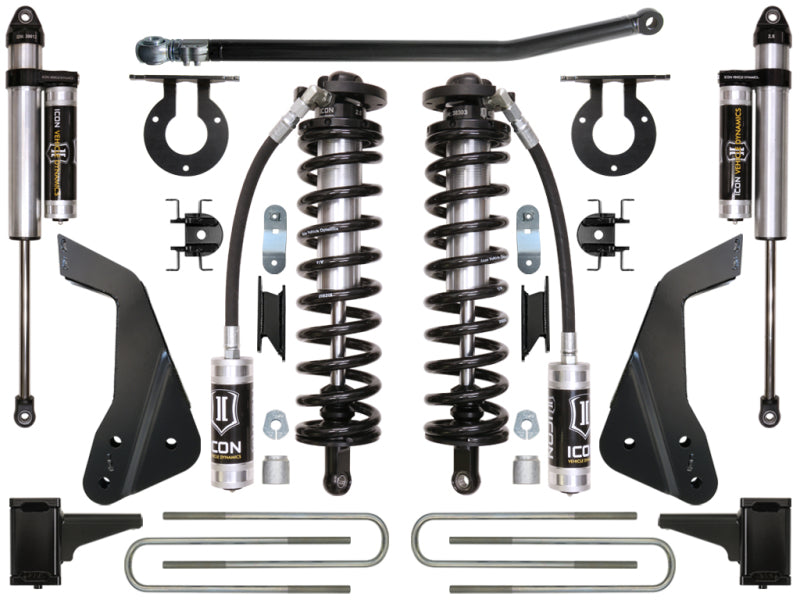 ICON 08-10 Ford F-250/F-350 4-5.5in Stage 3 Coilover Conversion System Coilover Components ICON