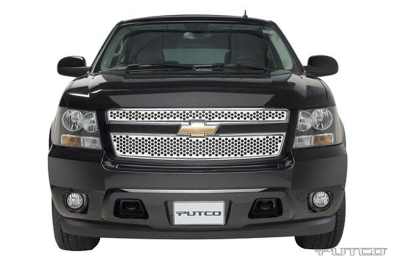 Putco 07-14 Chevrolet Tahoe / Suburban / Avalanche Punch Stainless Steel Grilles Grilles Putco