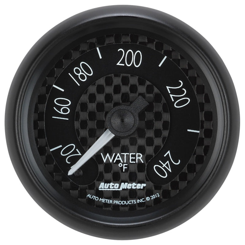 Autometer GT Series 52mm Mechanical 120-240 Deg F Water Temperature Gauge Gauges AutoMeter