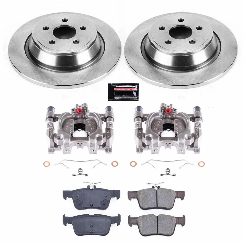 Power Stop 15-19 Ford Edge Rear Autospecialty Brake Kit w/Calipers Brake Kits - OE PowerStop