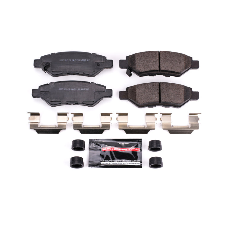 Power Stop 08-14 Cadillac CTS Rear Z23 Evolution Sport Brake Pads w/Hardware Brake Pads - Performance PowerStop