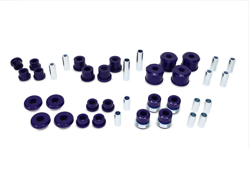 SuperPro 90-97 Mitsubishi Montero LS Control Arm & Trailing Arm Bushing Kit - (65mm Trailing Arm) Bushings - Full Vehicle Kits Superpro