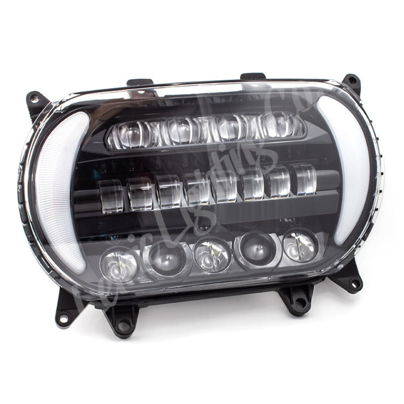 Letric Lighting 2015+ Early Road Glide LED Black/Chrome Headlight with Turn Signals Headlights Letric Lighting