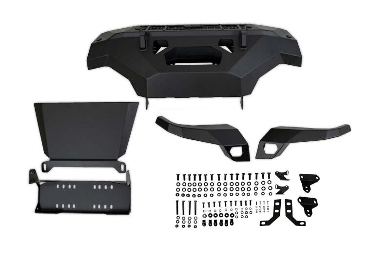 DV8 19-21 GMC Sierra 1500 Spec Series Front Bumper Bumpers - Steel DV8 Offroad