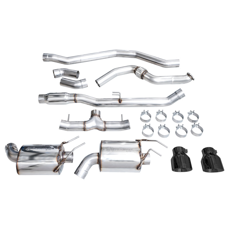 AWE Tuning 22+ Honda Civic Si/Acura Integra Touring Edition Catback Exhaust - Dual Diamond Black Tip Catback AWE Tuning