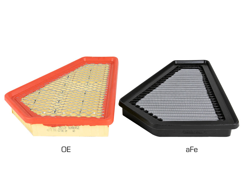 aFe Magnum FLOW OE Replacement Air Filter Cadillac CTS 10-14 V6-3.0L / CTS-V 09-15 V8-6.2L (sc) Air Filters - Direct Fit aFe