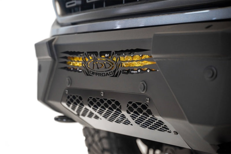 Addictive Desert Designs 2021 Ford F-150 HoneyBadger Front Bumper w/ Top Hoop Bumpers - Steel Addictive Desert Designs