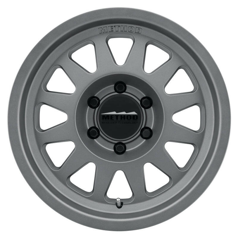 Method MR704 17x8.5 0mm Offset 6x5.5 106.25mm CB Matte Titanium Wheel Wheels - Cast Method Wheels