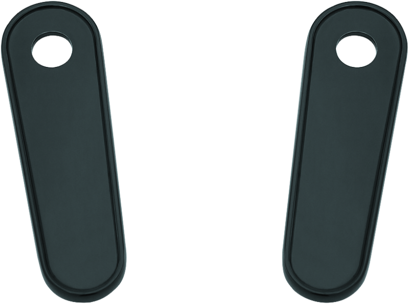 Kuryakyn Passenger Board Block Off Plate Black Footpegs Kuryakyn