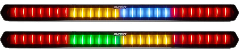 Rigid Industries 28in Chase Light Bar Universal - Rear Facing 27 Mode 5 Color LED Light Bar Tail Lights Rigid Industries