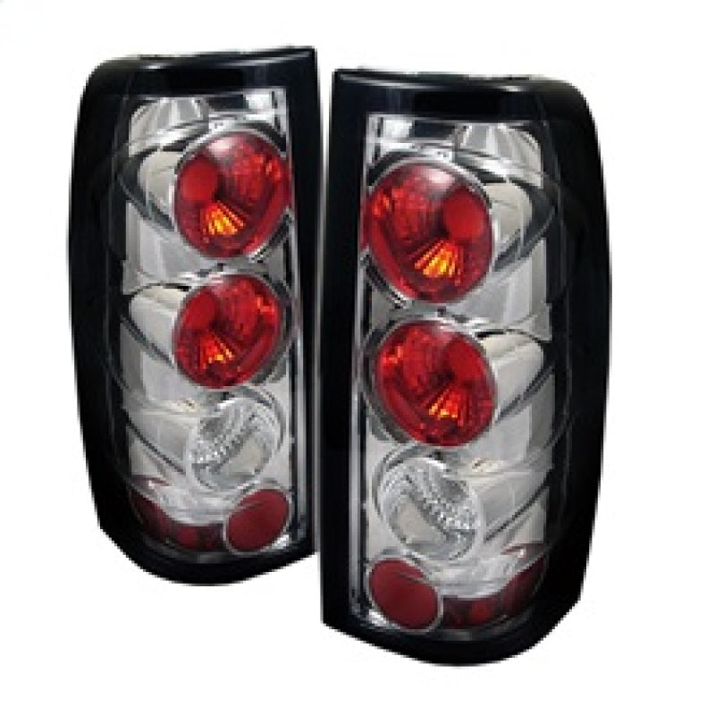 Spyder Chevy Silverado 1500 99-02 Euro Tail Lights G2 Version Chrm ALT-YD-CS99-G2-C Tail Lights SPYDER
