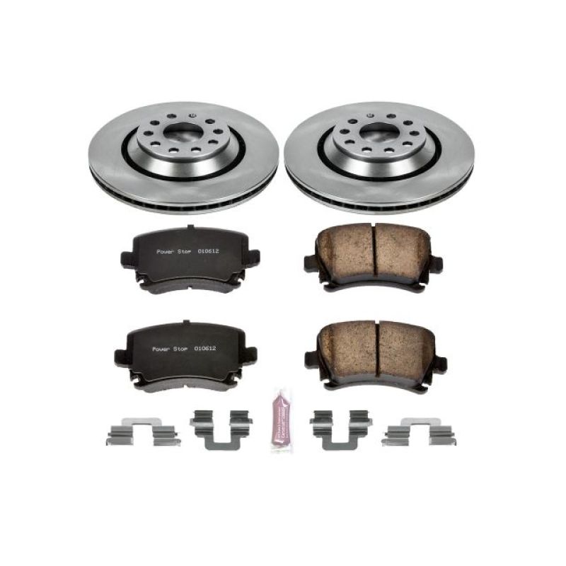 Power Stop 09-17 Volkswagen CC Rear Autospecialty Brake Kit Brake Kits - OE PowerStop