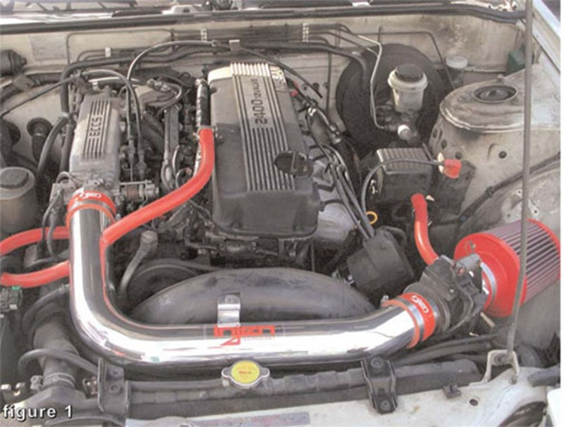 Injen 89-90 Nissan 240SX L4 2.4L Black IS Short Ram Cold Air Intake Cold Air Intakes Injen