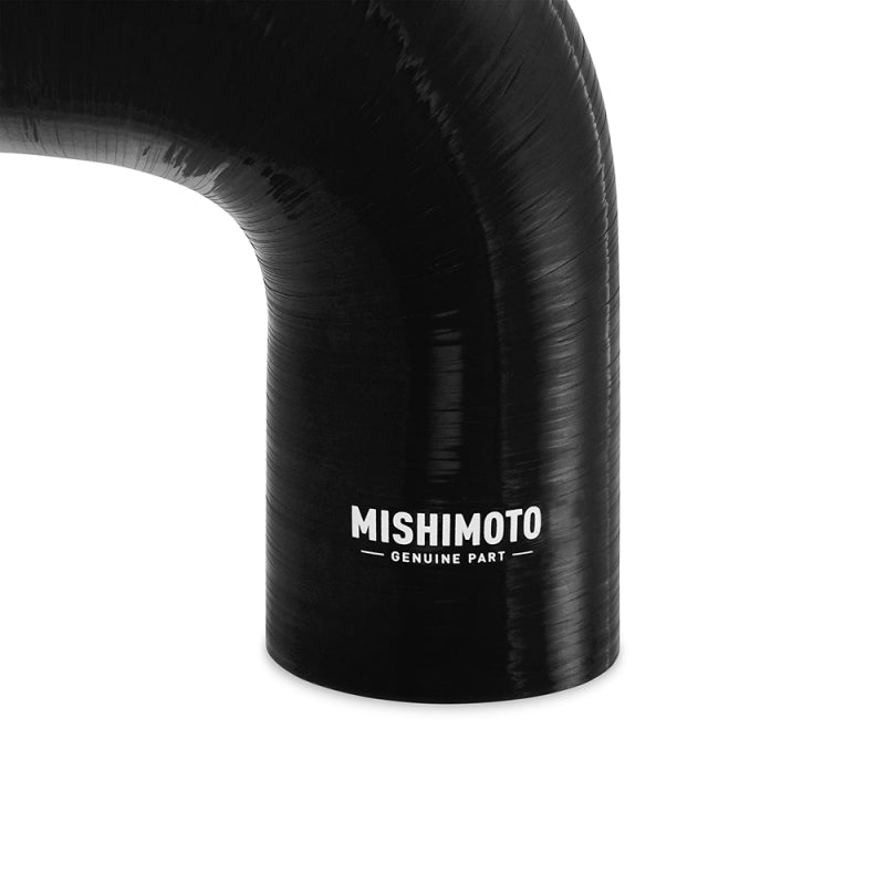 Mishimoto Silicone Reducer Coupler 90 Degree 2.25in to 2.5in - Black Silicone Couplers & Hoses Mishimoto