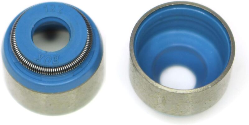 BLOX Racing Honda 5.5mm Valve Stem Seals Blue FKM - Set of 8 (Fits Both Intake & Exhaust) Cam Seals BLOX Racing