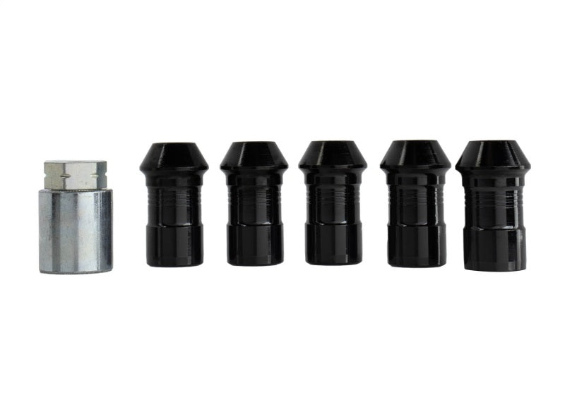 Ford Racing 2023+ Ford Bronco Raptor M14 x 1.5 Black Security Lug Nut Kit - Set of 5 Lug Nuts Ford Racing