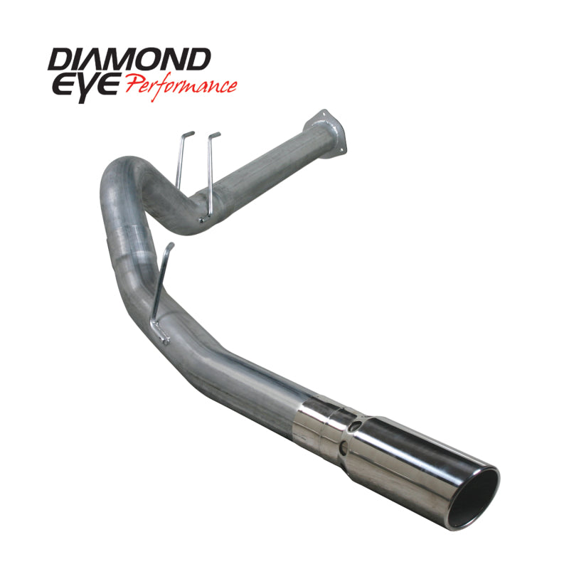 Diamond Eye KIT 4in DPF BACK Single SS: 2011 FORD 6.7L PWRSTROKE F250/F350 DPF Back Diamond Eye Performance
