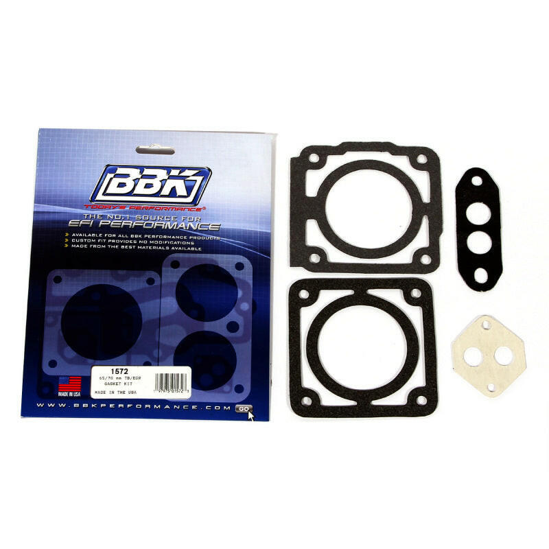 BBK 86-93 Mustang 5.0 65 70mm Throttle Body Gasket Kit Air Intake Components BBK
