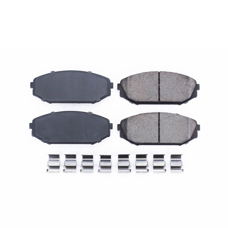 Power Stop 01-02 Acura MDX Front Z17 Evolution Ceramic Brake Pads w/Hardware Brake Pads - OE PowerStop