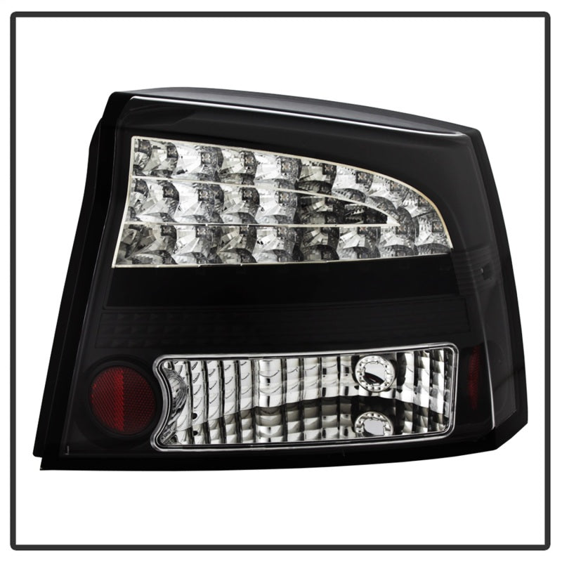 Spyder Dodge Charger 06-08 LED Tail Lights Black ALT-YD-DCH05-LED-BK Tail Lights SPYDER
