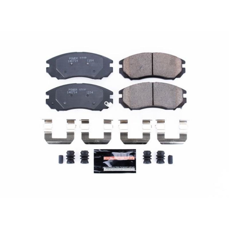 Power Stop 04-08 Hyundai Tiburon Front Z23 Evolution Sport Brake Pads w/Hardware Brake Pads - Performance PowerStop