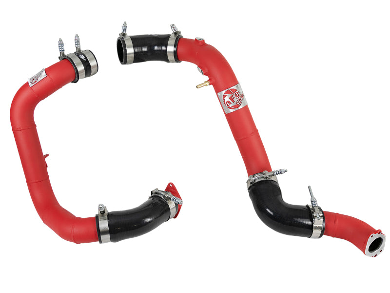 aFe Bladerunner 2.25in & 2.5in Intercooler Tubes Hot & Cold 16-18 Honda Civic I4-1.5L (t) - Red Intercoolers aFe