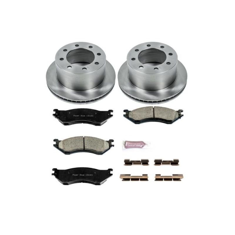 Power Stop 01-02 Dodge Ram 2500 Rear Autospecialty Brake Kit Brake Kits - OE PowerStop