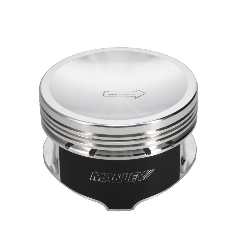 Manley 5.4L Ford Modular -18cc Spherical Dish 3.572in Bore 1.22in CD Extreme Duty Pistons - Set of 8 Piston Sets - Forged - 8cyl Manley Performance