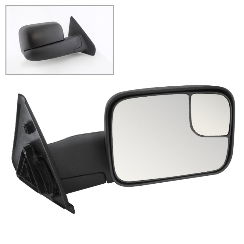 xTune Dodge Ram 02-09 Manual Extendable Manual Adjust Mirror Right MIR-DRAM02-MA-R Side Mirrors SPYDER