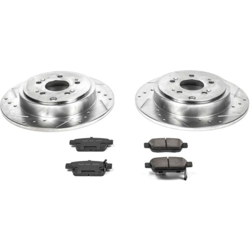 Power Stop 06-14 Honda Ridgeline Rear Z23 Evolution Sport Brake Kit Brake Kits - Performance D&S PowerStop