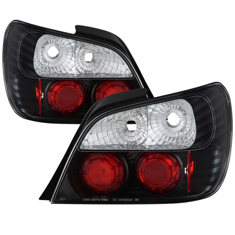 Spyder Subaru Impreza WRX/Sti 02-03 4Dr (Not Fit Wagon)Euro Style Tail Lights Black ALT-YD-SI01-BK Tail Lights SPYDER