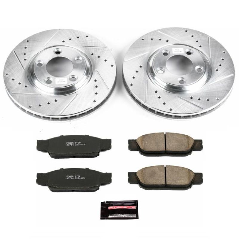Power Stop 02-05 Ford Thunderbird Front Z23 Evolution Sport Brake Kit Brake Kits - Performance D&S PowerStop