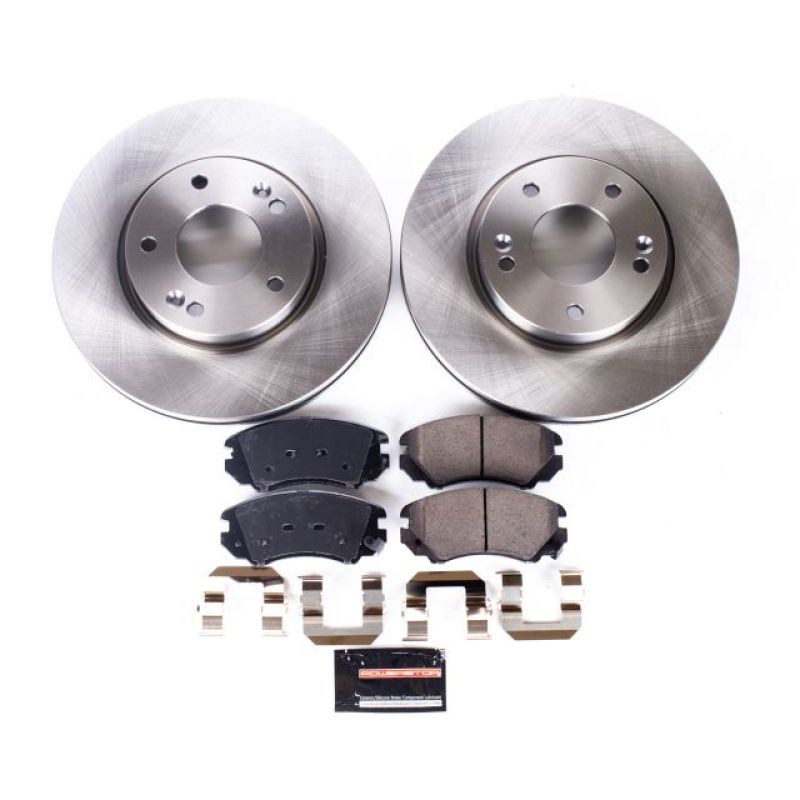 Power Stop 06-10 Hyundai Sonata Front Autospecialty Brake Kit Brake Kits - OE PowerStop