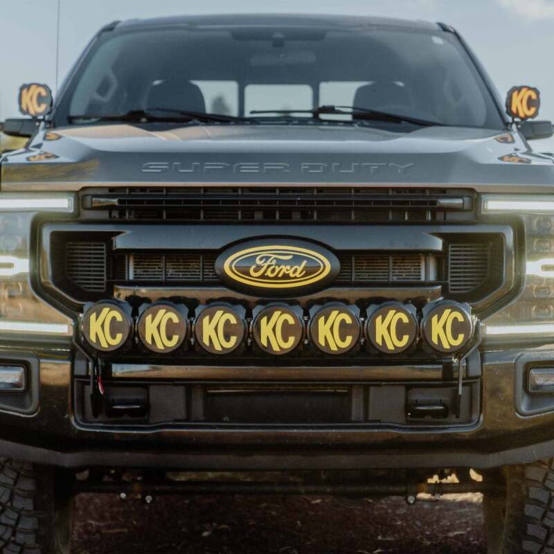 KC HiLiTES 17-24 Ford Super Duty GEN 4-5 Light Bar Mount Front Bumper Light Mounts KC HiLiTES