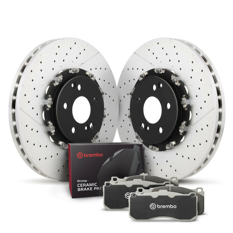 Brembo OE 11-18 Nissan GT-R Front Disc Brake Kit Brake Rotors - OE Brembo OE