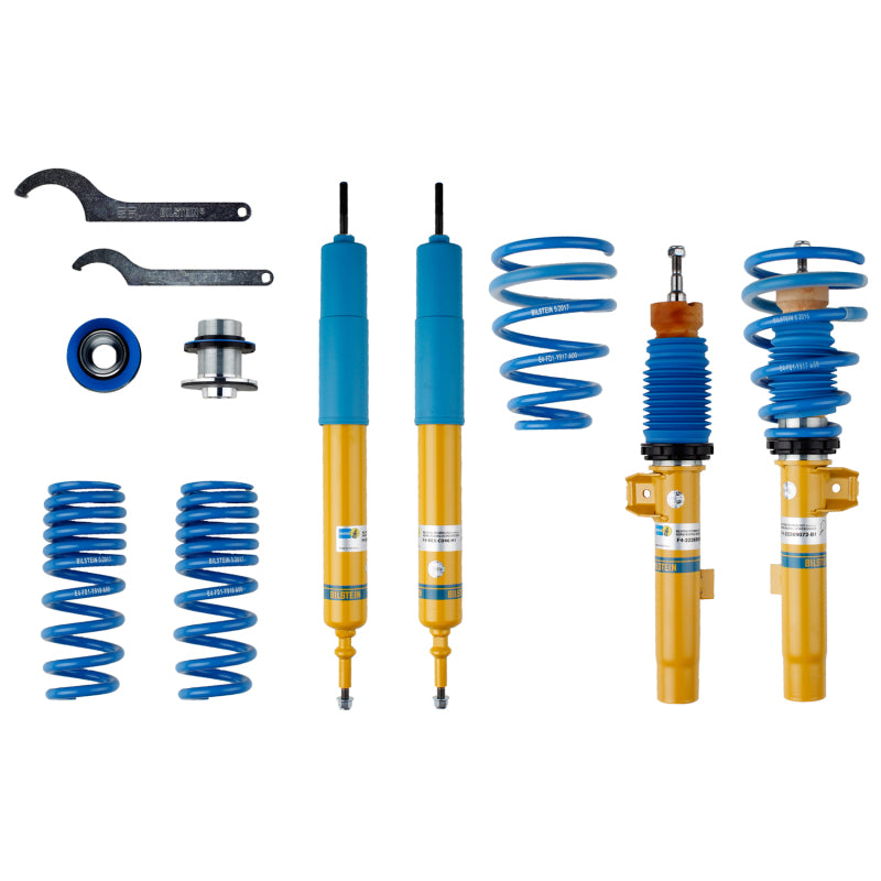 Bilstein B14 2012 BMW 328i Base Front and Rear Suspension Kit Coilovers Bilstein