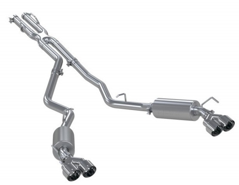 MBRP 20-21 Ford Explorer ST 3.0L Ecoboost SS 2.5in Dual Rear Exit w/ Quad Tips - AL Catback MBRP