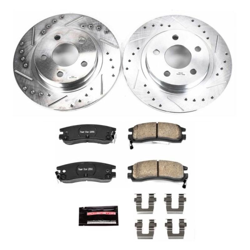 Power Stop 03-05 Buick Park Avenue Rear Z23 Evolution Sport Brake Kit Brake Kits - Performance D&S PowerStop