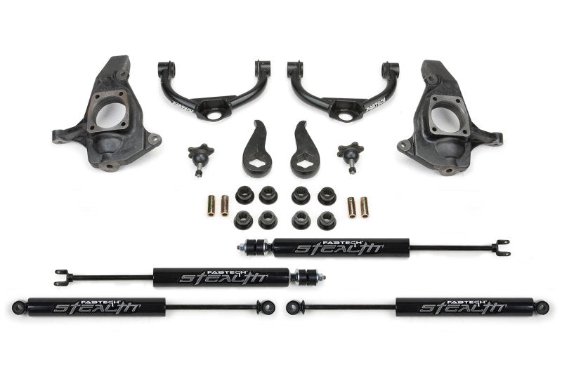 Fabtech 11-19 GM C/K2500HD/3500HD 4in Ultimate System w/Stealth Shocks Lift Kits Fabtech