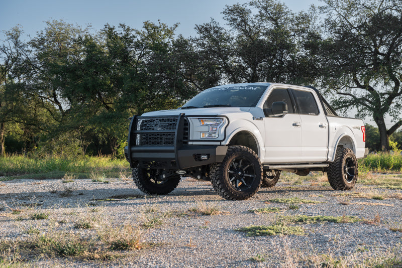 Road Armor 15-17 Ford F-150 Vaquero Front Bumper Full Guard - Tex Blk Bumpers - Steel Road Armor