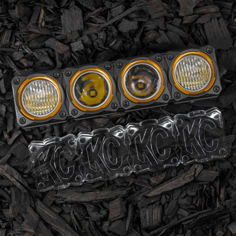 KC HiLiTES FLEX ERA LED Light Bar 10in. Light Shield - Clear (SHIELD ONLY) Light Bars & Cubes KC HiLiTES