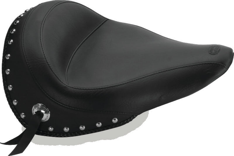 Mustang 14-21 Yamaha Bolt Standard Touring Solo Seat w/Studs- Black Solo Motorcycle Seats Mustang Motorcycle