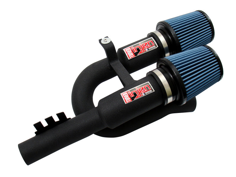 Injen 07-09 335i E92 / 08-09 135i E82 3.0L L6 Twin intake Wrinkle Black Short Ram Intake Cold Air Intakes Injen
