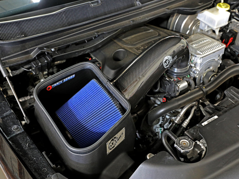 aFe 19-20 Dodge RAM 1500 5.7L Track Series Carbon Fiber Cold Air Intake System w/Pro 5R Filter Cold Air Intakes aFe