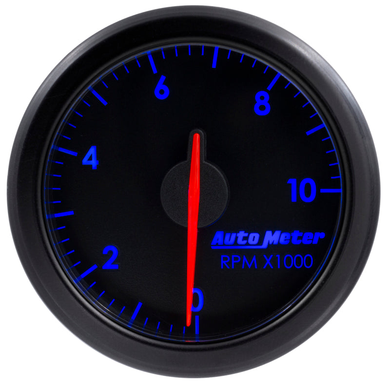 Autometer Airdrive 2-1/6in Tachometer Gauge 0-10K RMP - Black Gauges AutoMeter
