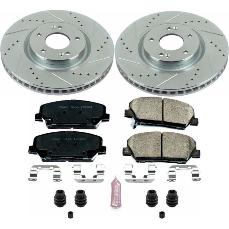 Power Stop 11-15 Kia Optima Front Z23 Evolution Sport Brake Kit Brake Kits - Performance D&S PowerStop