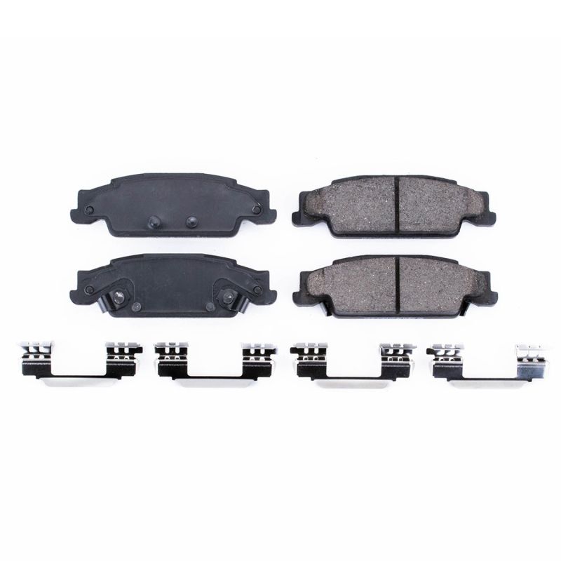 Power Stop 03-07 Cadillac CTS Rear Z17 Evolution Ceramic Brake Pads w/Hardware Brake Pads - OE PowerStop