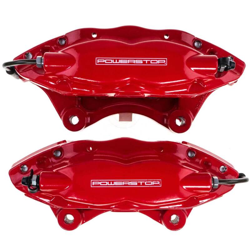 Power Stop 09-15 Cadillac CTS Rear Red Caliper - Pair w/o Bracket Brake Calipers - Perf PowerStop